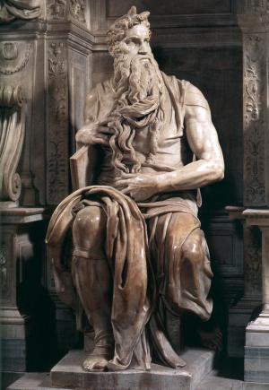 Moisés. Miguel Ángel. 1515. Roma